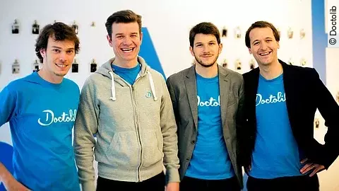 Gründerteam von Doctolib