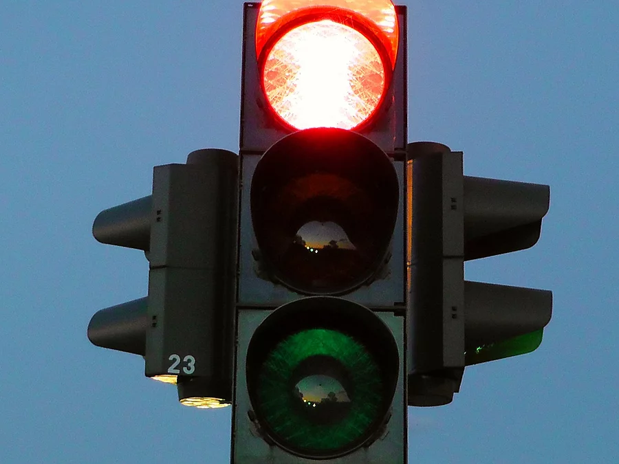 Ampel-Rotlicht