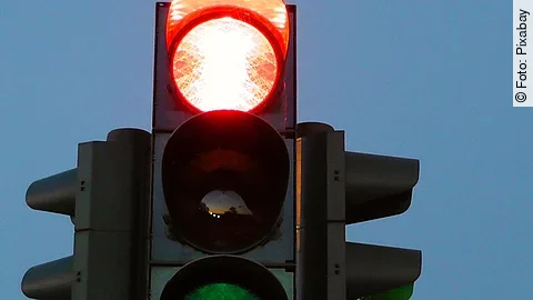 Ampel-Rotlicht Rote Ampel