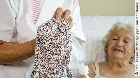 Wechsel des Oberteils bei laufender Infusion