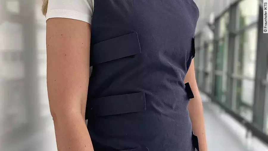 Hightech-Weste überwacht die Lungenfunktionen