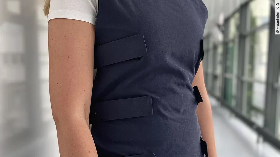 Hightech-Weste überwacht die Lungenfunktionen