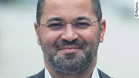 Farid Kanbari leitet die Geschäfte von Polavis. 