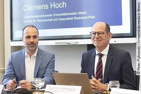 Prof. Dr. Ralf Kiesslich und Clemens Hoch