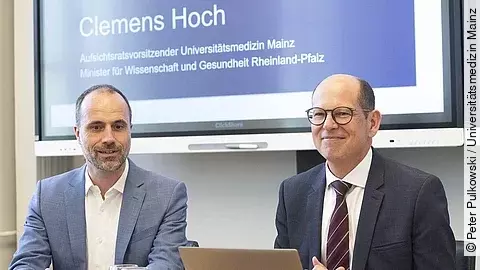Prof. Dr. Ralf Kiesslich und Clemens Hoch