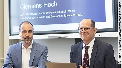 Prof. Dr. Ralf Kiesslich und Clemens Hoch Prof. Dr. Ralf Kiesslich und Clemens Hoch
