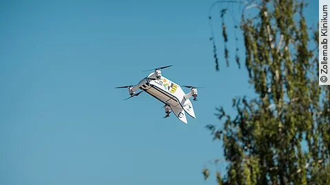 Drohnentransporte am Zollernalb Klinikum