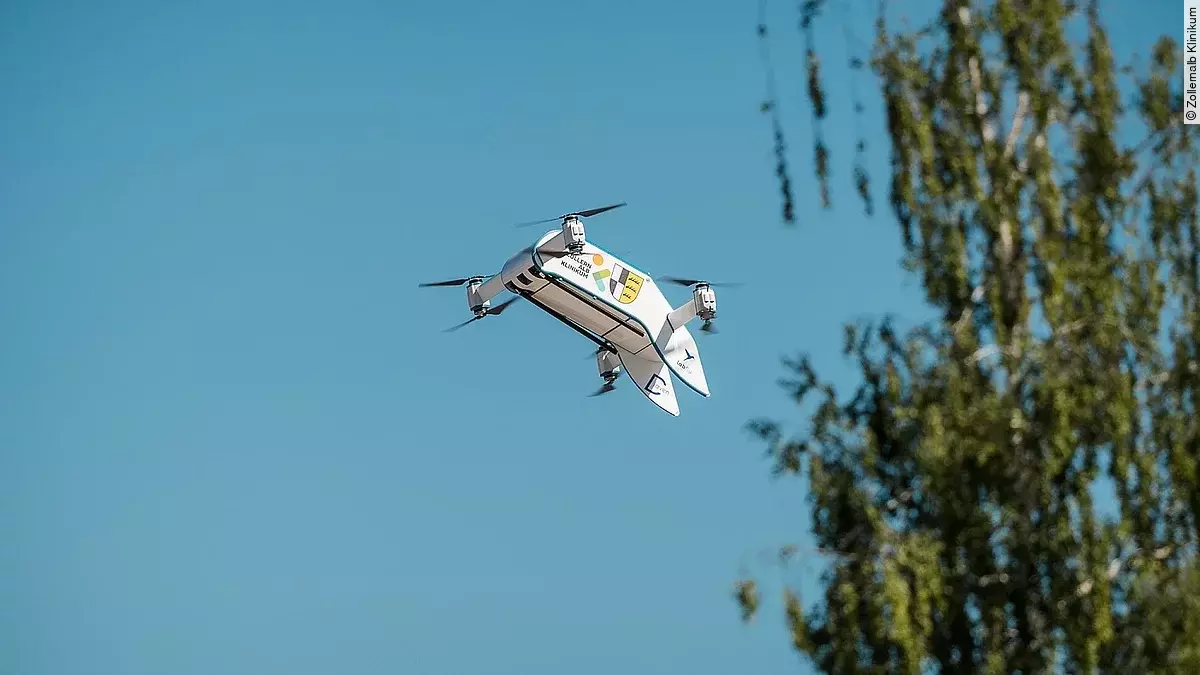Drohnentransporte am Zollernalb Klinikum