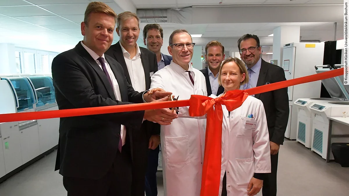 Eröffnung Zentrallabor Knappschaft Kliniken