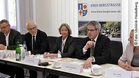 Pressekonferenz zum Kreiskrankenhaus Bergstraße