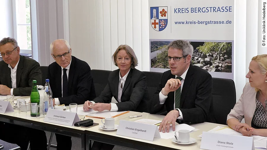 Pressekonferenz zum Kreiskrankenhaus Bergstraße