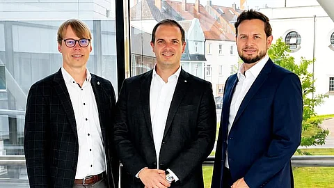 Stephan Schumacher, Ralph Junghans und Tim Egger
