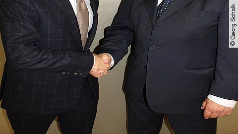 Alkomiet Hasan und Max Schmauß