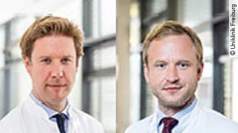 Prof. Dr. Christian Gratzke (l.) und  Prof. Dr. Fabian Bamberg