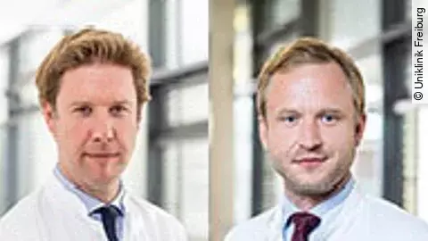 Prof. Dr. Christian Gratzke (l.) und  Prof. Dr. Fabian Bamberg