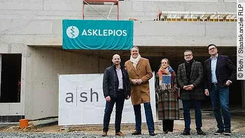 Förderbescheidübergabe bei Asklepios Südpfalzklinik Kandel