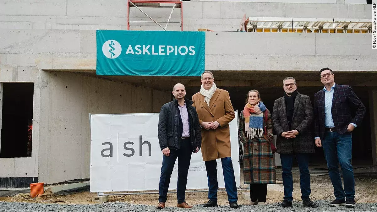 Förderbescheidübergabe bei Asklepios Südpfalzklinik Kandel