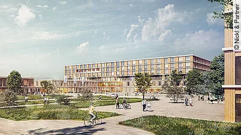 Neubau-Entwurf Klinikum Memmingen