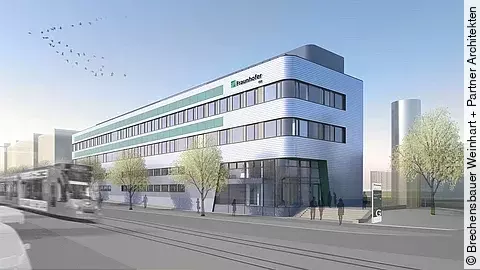 Visualisierung BIPV-Anlage Fraunhofer ISE