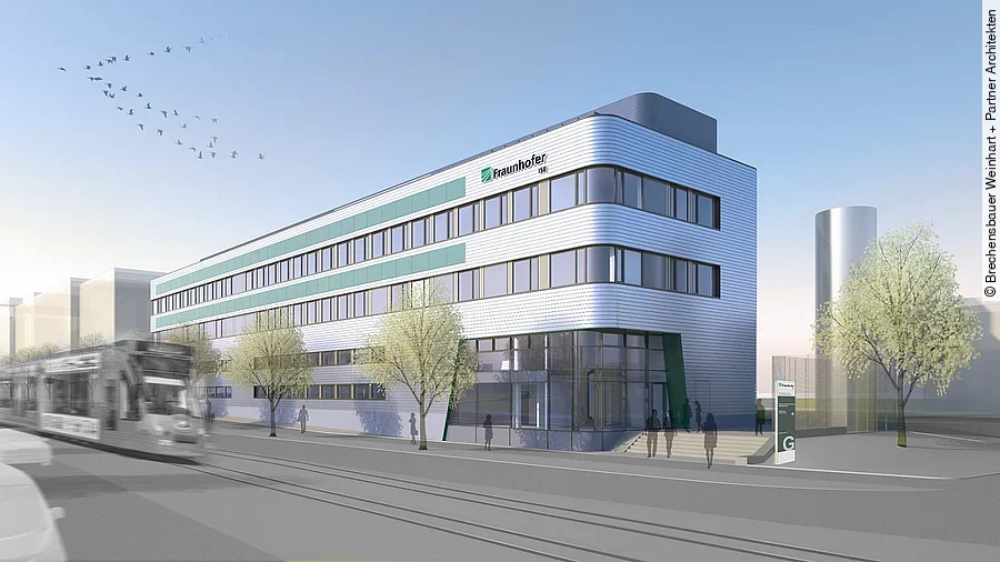 Visualisierung BIPV-Anlage Fraunhofer ISE