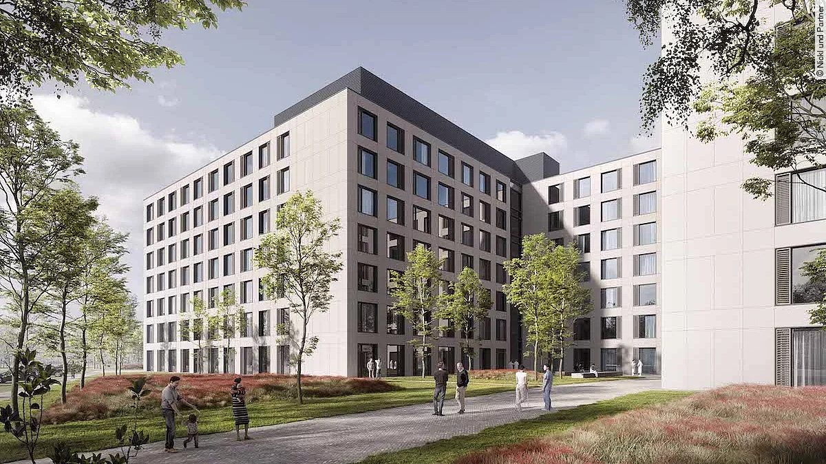 Visualisierung Klinikum Landshut Neubau