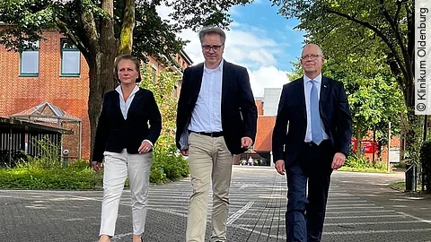 Andrea Morgner-Miehlke, Jürgen Krogmann und Rainer Schoppik