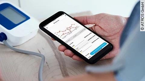 iATROS App zur Blutdruckmessung