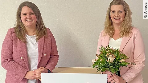 Sabrina Zientek und Lara Sterwald
