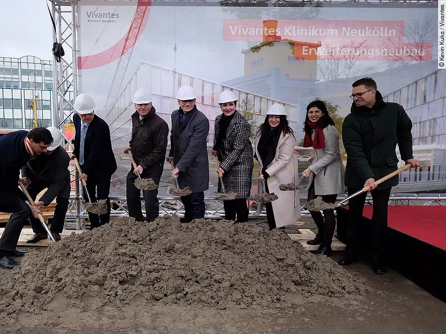 Spatenstich für das Vivantes Klinikum Neukölln