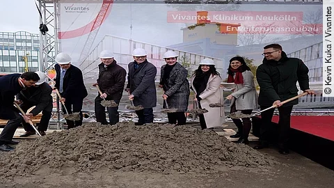 Spatenstich für das Vivantes Klinikum Neukölln Spatenstich für das Vivantes Klinikum Neukölln