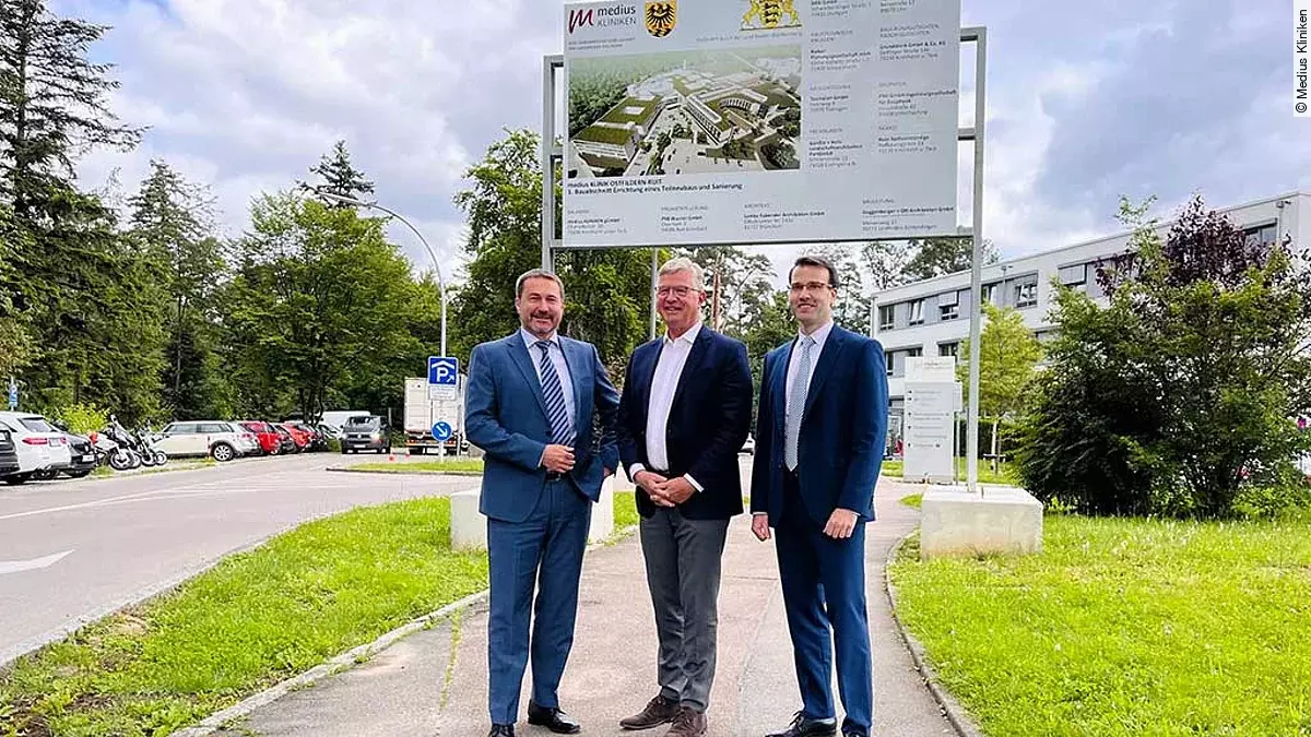 Dr. Jörg Sagasser,  Heinz Eininger und Sebastian Krupp