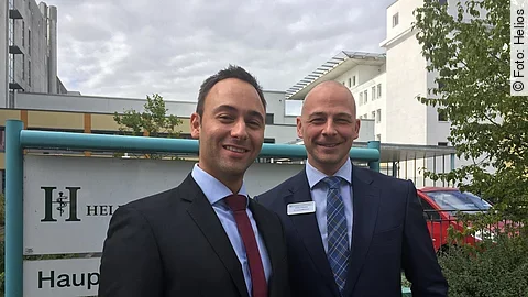 Daniel Amrein (links) und Phillip Fröschle