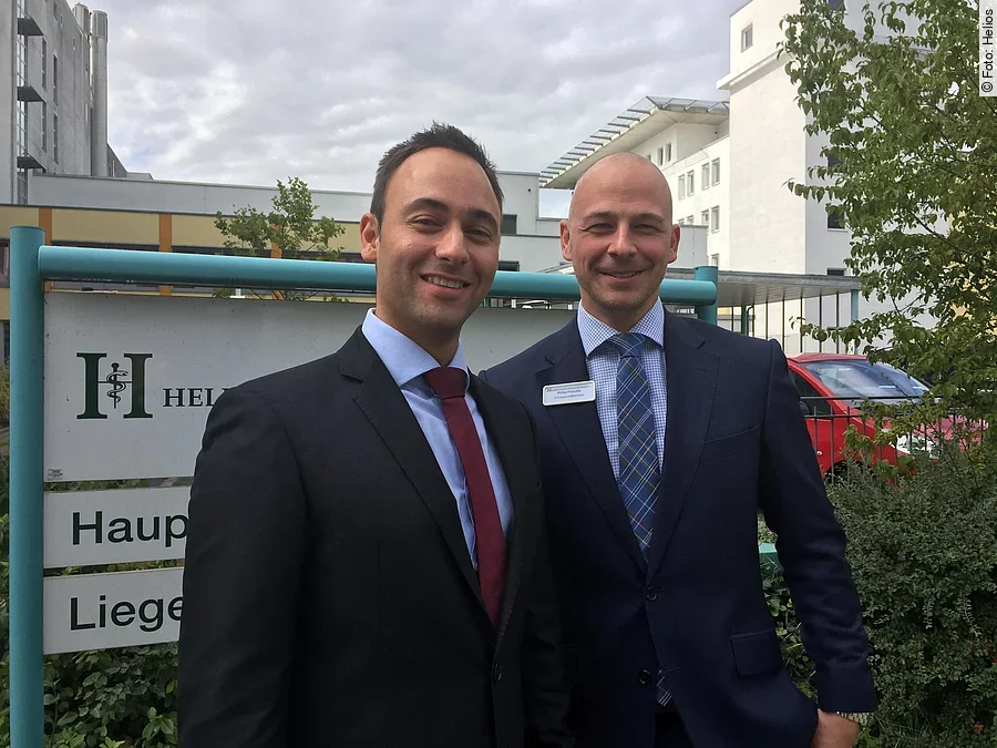 Daniel Amrein (links) und Phillip Fröschle Daniel Amrein (links) und Phillip Fröschle