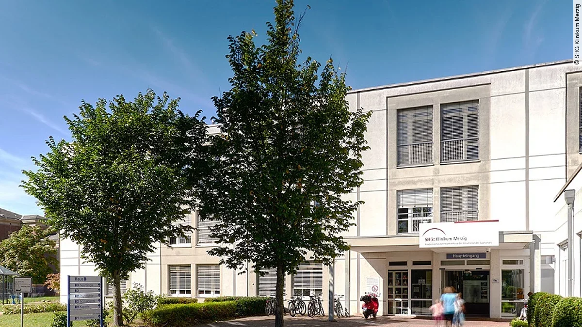 SHG Klinikum Merzig Haupteingang