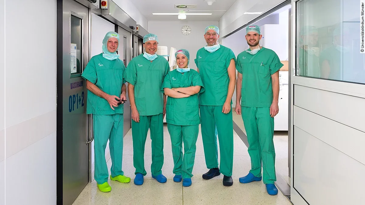 OP-Team des Universitätsklinikums Münster
