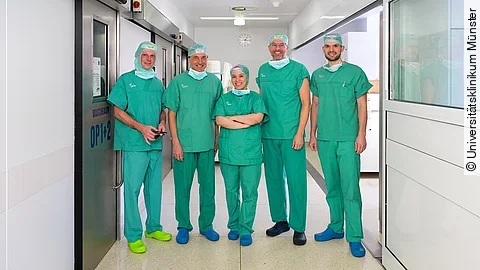 OP-Team des Universitätsklinikums Münster