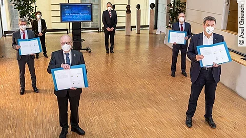 Unterzeichnung Forschungscampus Martinsried