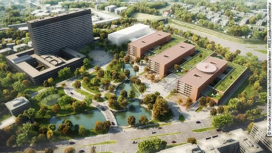 Neubau Asklepios Klinik Altona - Visualisierung