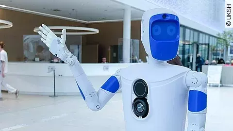 Humanoider Roboter Hugo