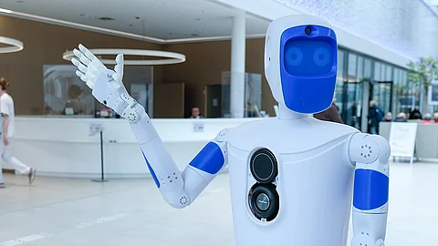 Humanoider Roboter Hugo