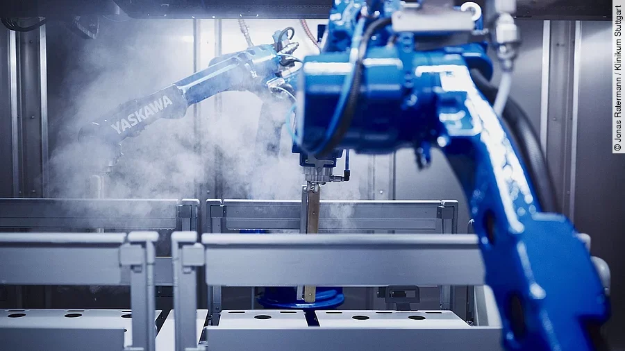 Bettenwaschanlage Klinikum Stuttgart