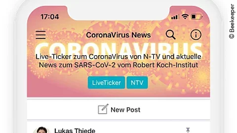 Kommunikations-App Beekeeper