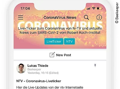 Kommunikations-App Beekeeper Kommunikations-App Beekeeper