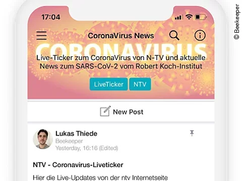 Kommunikations-App Beekeeper