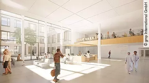 Neubau Ortenau Klinikum Achern Visualisierung