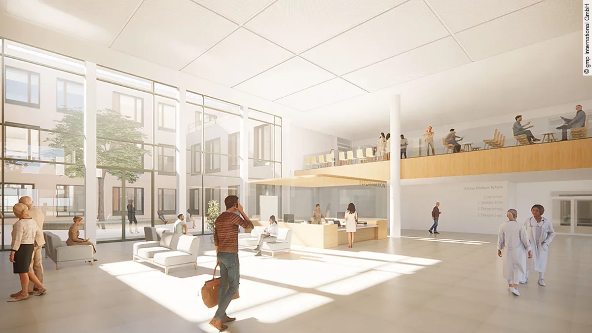 Neubau Ortenau Klinikum Achern Visualisierung
