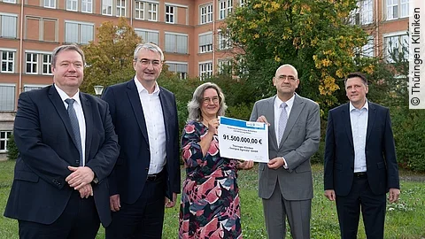 Förderbescheid für ein neues Bettenhaus der Thüringen Kliniken