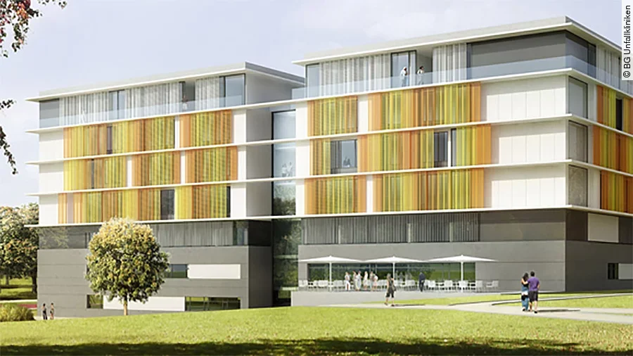 Neuer Klinikabschnitt BG Unfallkliniken Frankfurt Neuer Klinikabschnitt BG Unfallkliniken Frankfurt