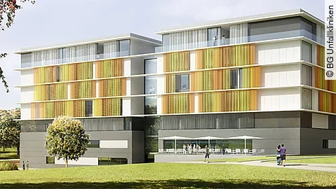 Neuer Klinikabschnitt BG Unfallkliniken Frankfurt