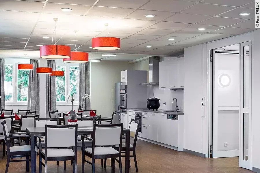 Lichtkonzept im Krankenhaus der Firma TRILUX